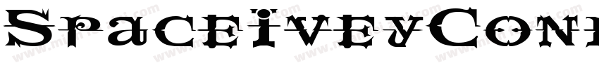 SpaceIveyCondensed Italic字体转换
